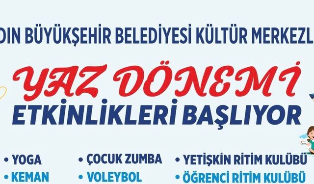 Aydınlı çocuklar yaz tatilinde eğlenirken öğrenecek