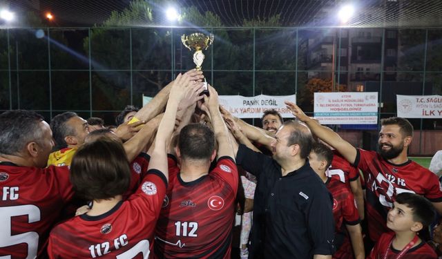 Sağlık çalışanlarının futbol heyecanı sona erdi
