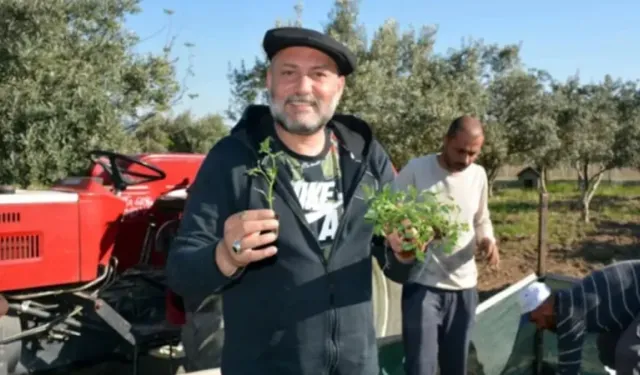 Hüsnü Şenlendirici yeni hayatını tarıma adadı