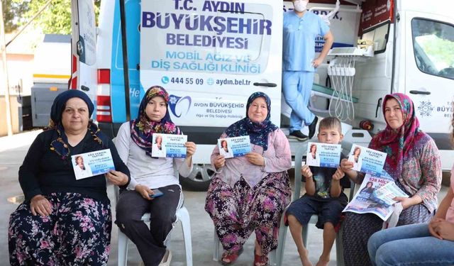 Aydın’da mobil diş kliniği hizmeti kesintisiz devam ediyor