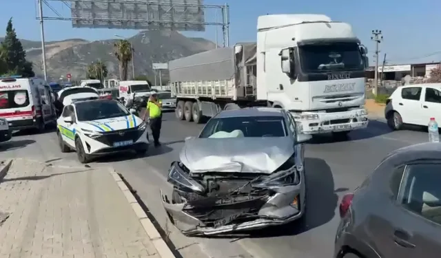 Aydın'da zincirleme kaza: 4 yaralı
