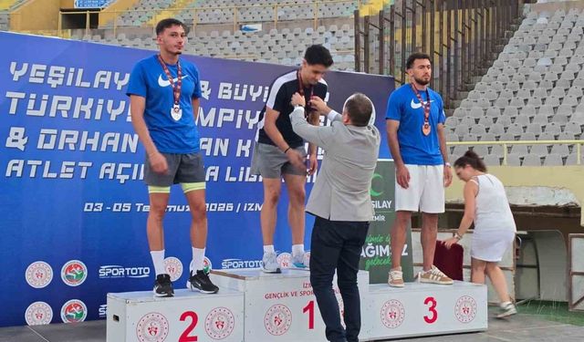 Aydınlı milli atlet Koray Uygun Türkiye şampiyonu oldu