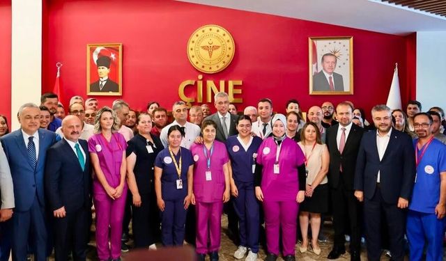 Memişoğlu Çine Devlet Hastanesi'nde incelemelerde bulundu