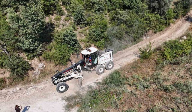 Bozdoğan'dan Örencik'e yol hizmeti