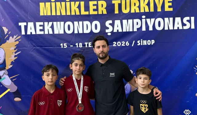 Nazillili Ecrin Değirmenci Türkiye ikincisi