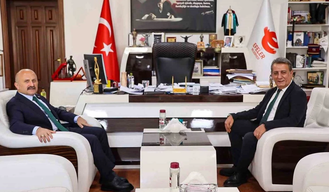 Vali Varol'dan Başkan Yetişkin'e ziyaret