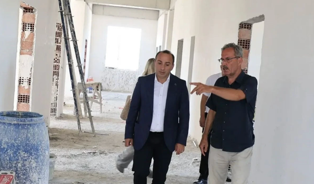 71 yıllık okulun yerine yeni eğitim yuvası yükseliyor