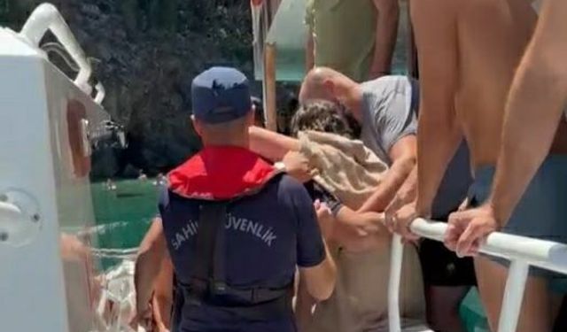 Teknede fenalaşan çocuk için acil müdahale