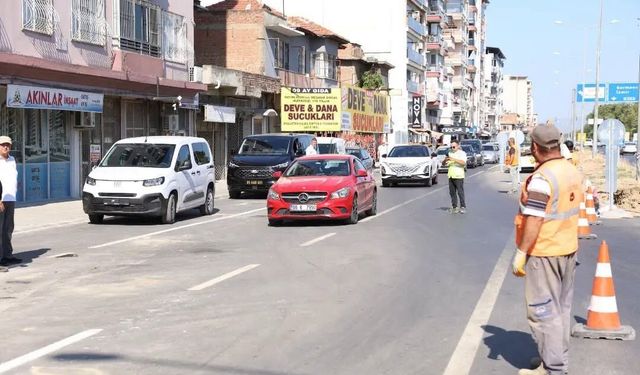 İncirliova'da sıcak asfalt tamamlandı