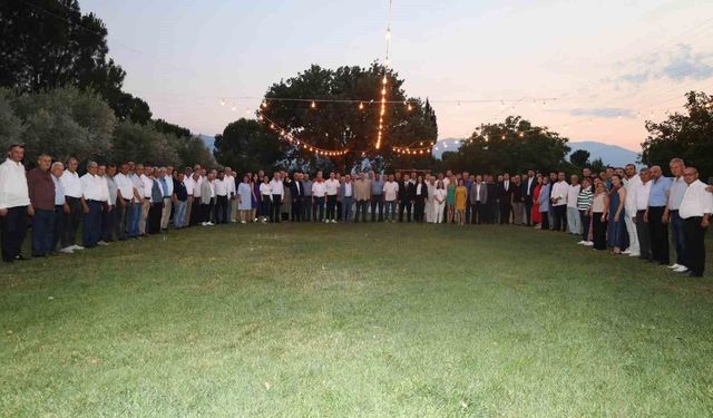 Kaymakam Gündoğdu'ya veda yemeği