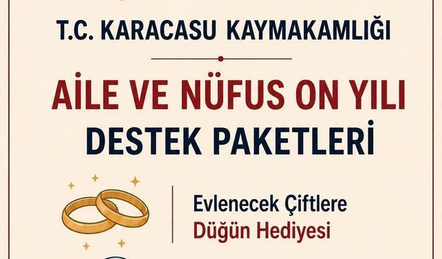 Karacasu'da ailelere destek eli