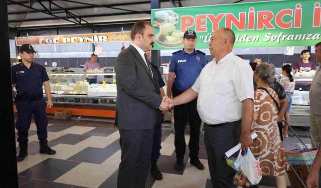 Kaymakam Battal esnaf ve vatandaşla bir araya geldi