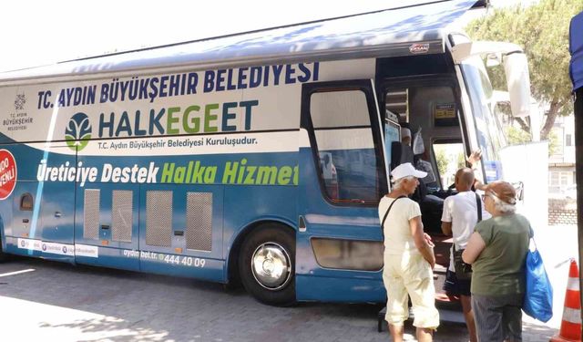 Mobil Halk Ege Et bu kez Güzelçamlı'daydı