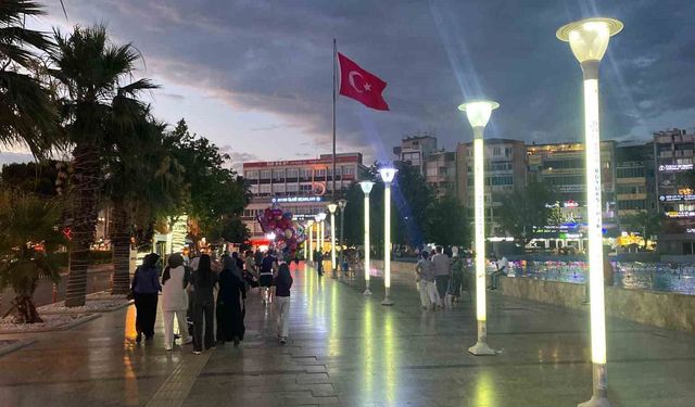 Akşam serinliği vatandaşın nefesi oldu