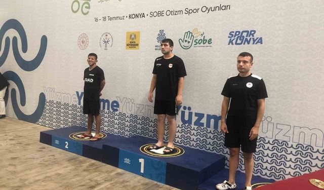 Aydınlı özel sporcular Konya'dan madalyalarla döndü