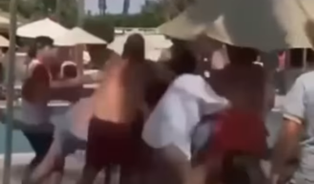Kuşadası'nda tatilciler arasında kavga çıktı