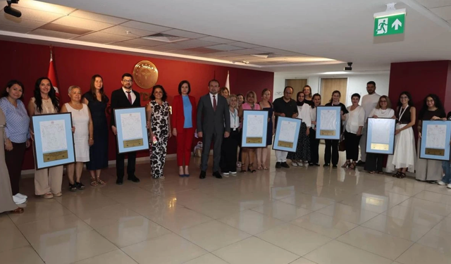 Aydın'da 7 sağlık kuruluşuna "Bebek Dostu" unvanı