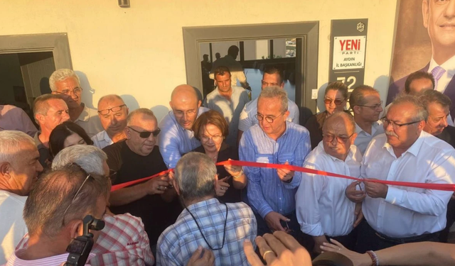 Aydın’da YENİ Parti İl başkanlığı coşkulu törenle açıldı