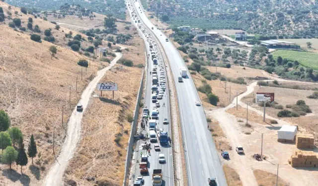 Aydın-Muğla Karayolu’nda trafik kilitlendi