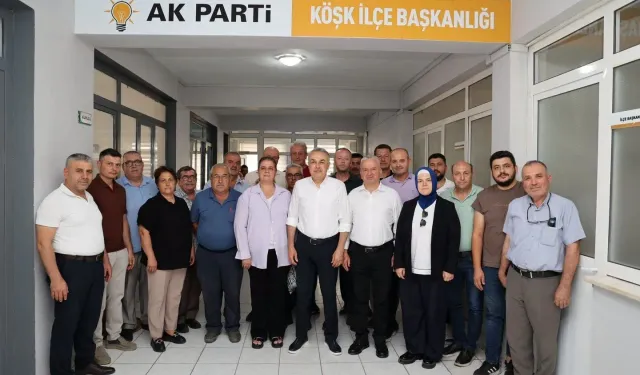 Milletvekili Savaş’tan AK Parti Köşk’e hayırlı olsun ziyareti