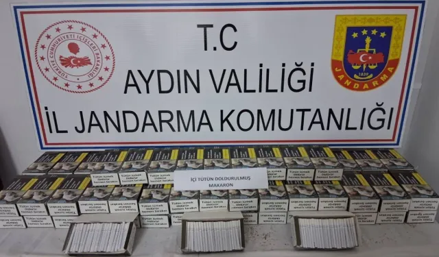 Selahattin Tüneli'nde baskın 20 bin adet makaron ele geçirildi!