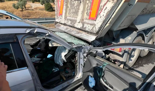 Aydın'da feci kaza: 2 ağır yaralı