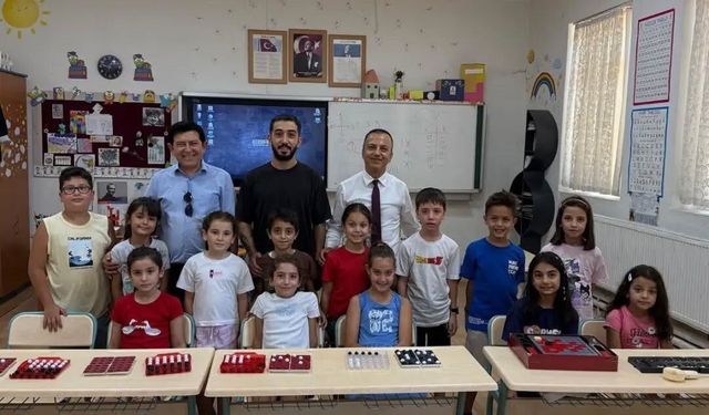 Yenipazar'da öğrenciler yaz tatilinde zeka oyunlarıyla gelişiyor