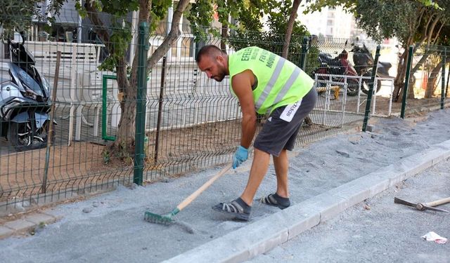 Efeler’de asfaltlama çalışmaları sürüyor