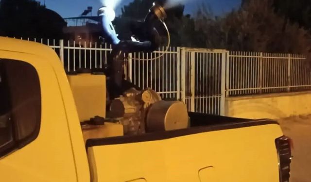 Germencik’te haşereyle mücadele sürüyor