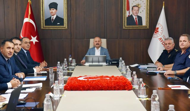 Yeni eğitim yılı öncesi güvenlik toplantısı