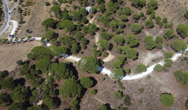 Güre Mahallesi'ne ulaşımı kolaylaştırma çalışması sürüyor