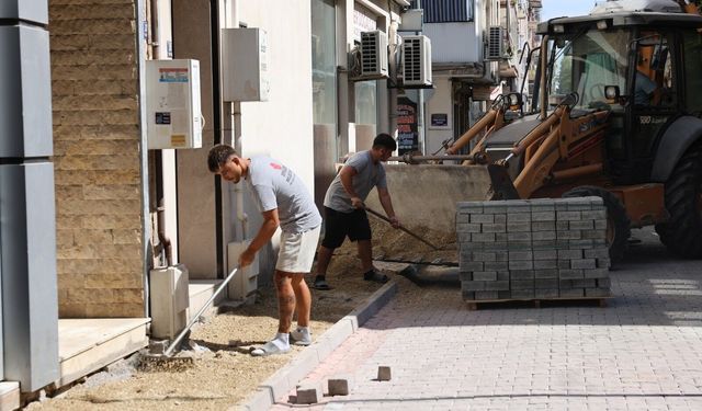 Efeler'in yol yenileme çalışmaları devam ediyor