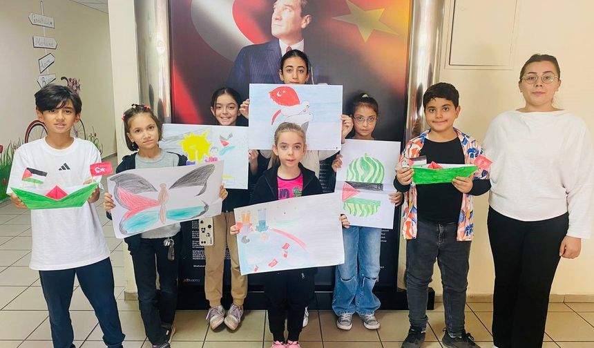 Aydınlı Gençlerden Gazze’ye Sanatlı Mesaj