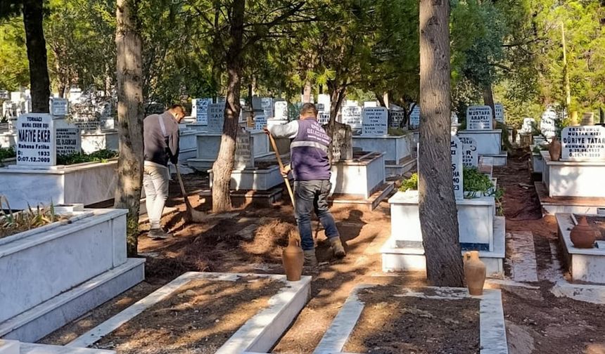 Efeler Belediyesi’nden Örnek Mezarlık Hizmeti