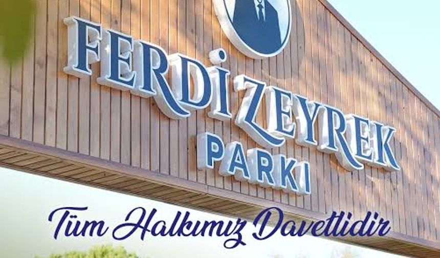 Ferdi Zeyrek Parkı 2 Aralık’ta Didim’de Açılıyor