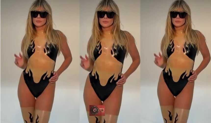 Heidi Klum’dan nefes kesen çekim!