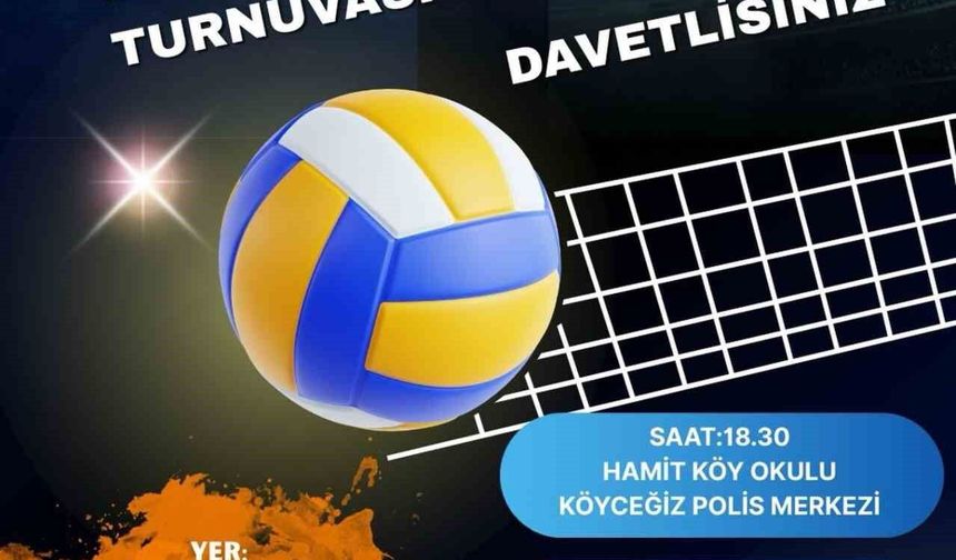 Köyceğiz'de ödüllü Voleybol Turnuvası düzenlendi