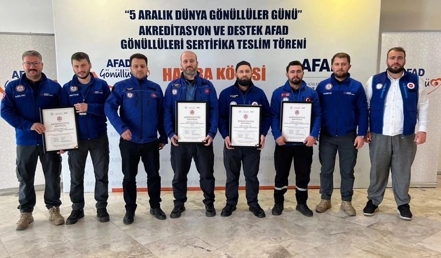 Nazilli Müftülüğü Arama Kurtarma Ekibi sertifikasını aldı