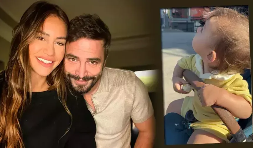 Ünlü oyuncudan mutlu aile tablosu!