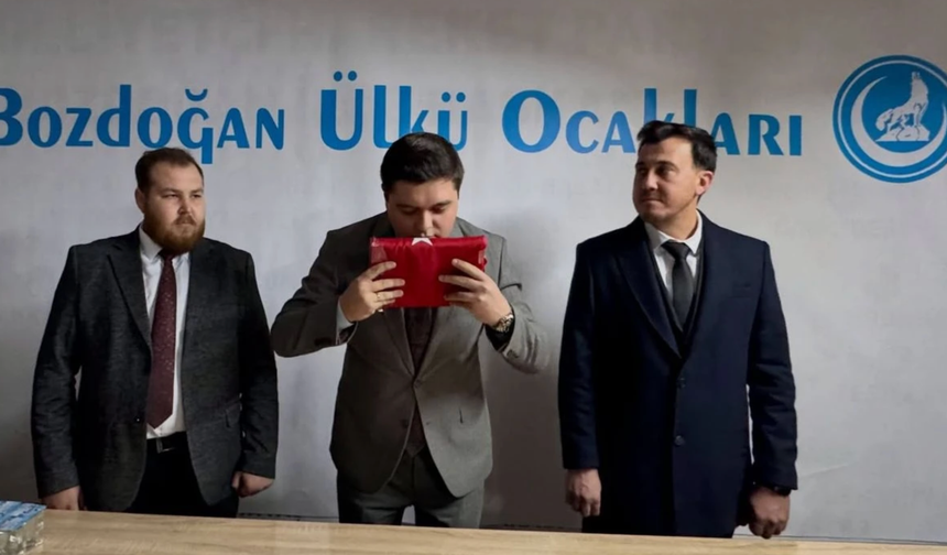 Ülkü Ocakları Bozdoğan’da Bayrak Değişimi