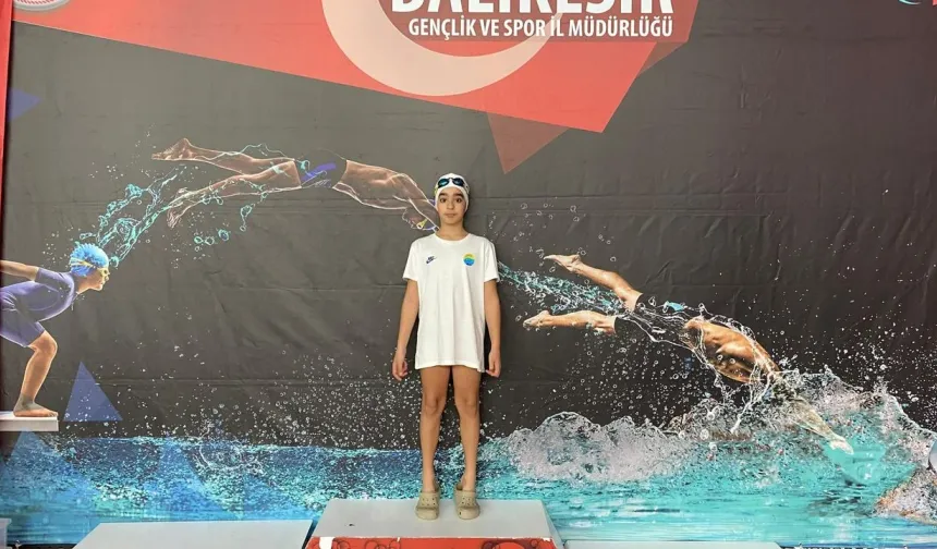 Aydınlı genç yüzücü zirveye çıktı!