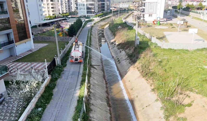Nazilli Belediyesi sivrisinek ve haşereyle mücadeleye kesintisiz devam ediyor