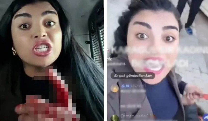 Sosyal Medya Fenomeni Dehşet Saçtı