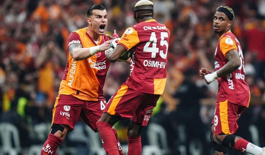 Süper Lig'de Şampiyon Galatasaray