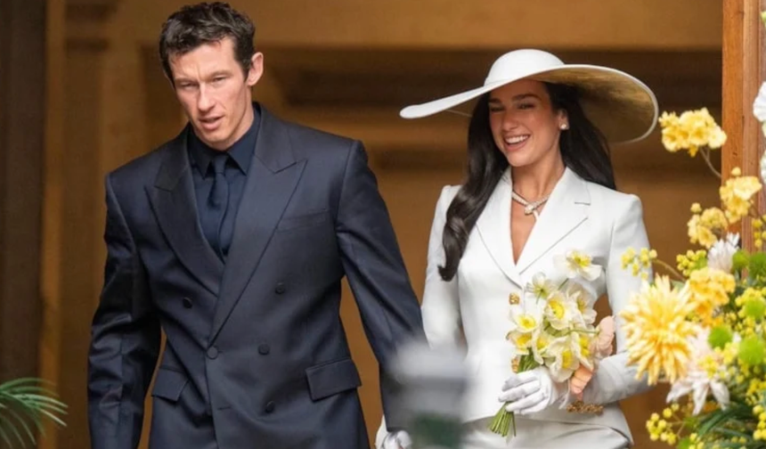 Şarkıcı Dua Lipa ile Callum Turner evlendi