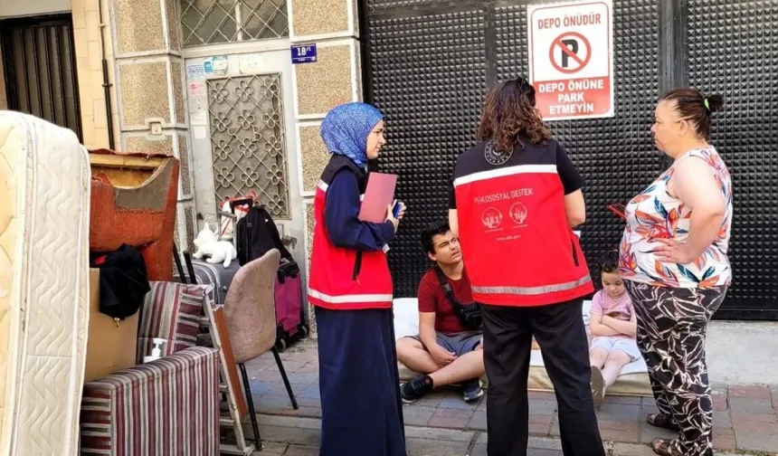 Aydın'da evsiz kalan aileye devlet sahip çıktı