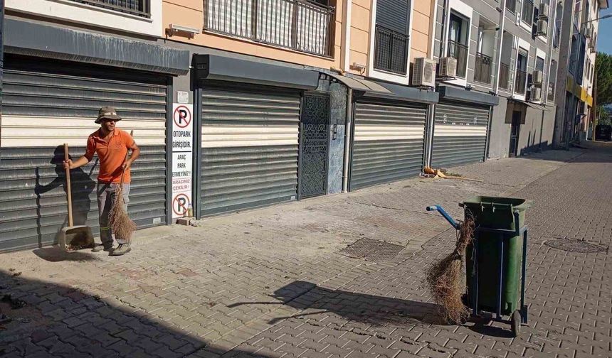 Germencik’te temizlik hizmetleri aralıksız devam ediyor