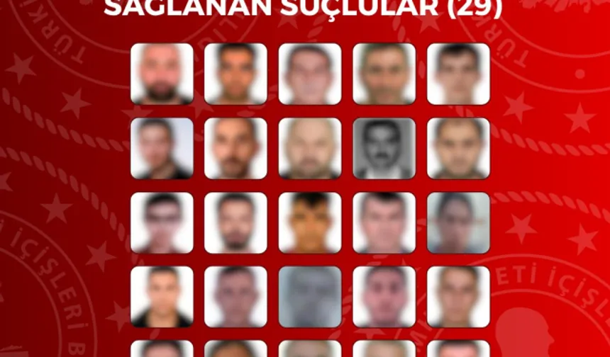 54 Firari suçlu Türkiye'ye getirildi