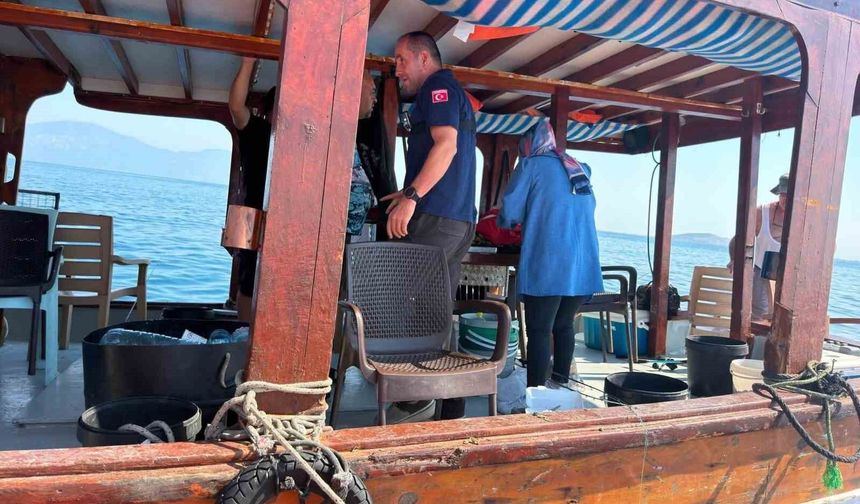 Didim'de denizde sıkı denetim