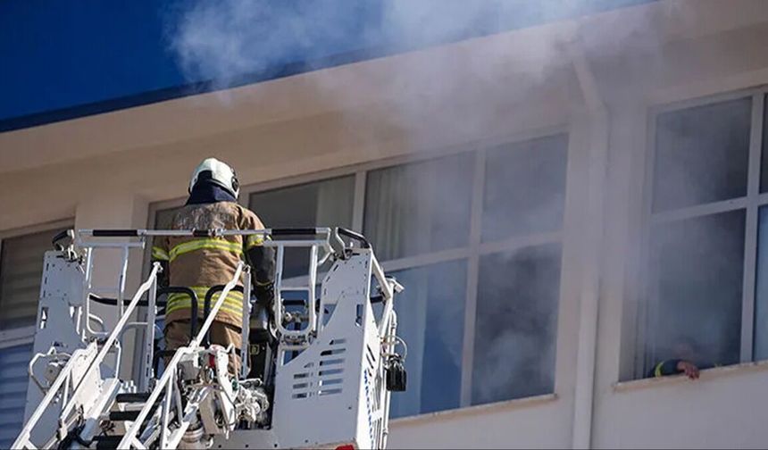 Yangında eşi ölen kadına gözaltı kararı